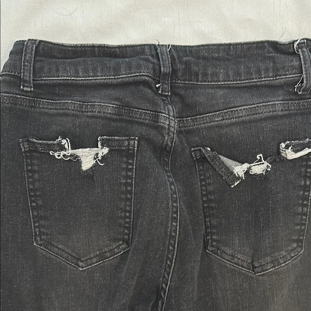 Distressed Black Jeans for Women - Picture 4 of 4